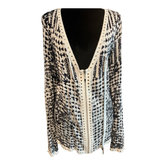 Belldini Blue and White Double Zipper Women’s Size XL - Picture 3 of 6